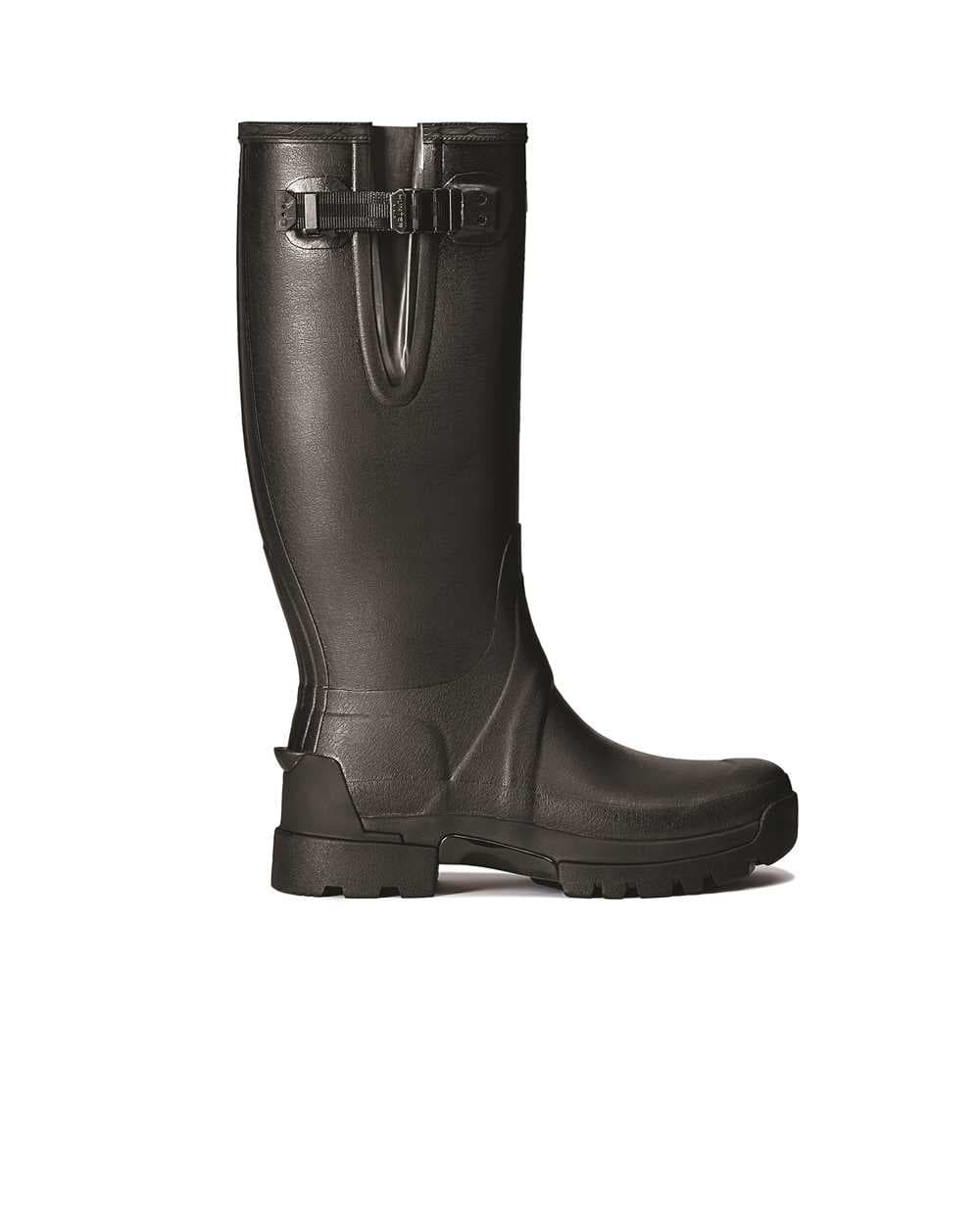 Hunter Men's Balmoral 2 Neoprene Wellington Boots 3mm lining Adjustable Calf in Black