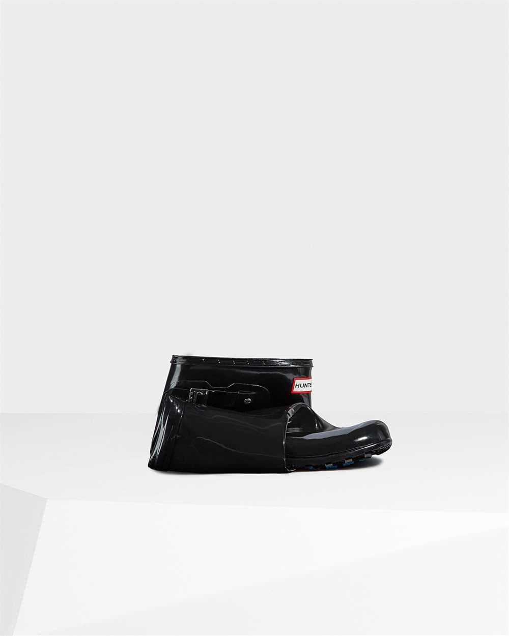 Hunter Original Tall Women's Gloss Tour Foldable Wellies, view 2