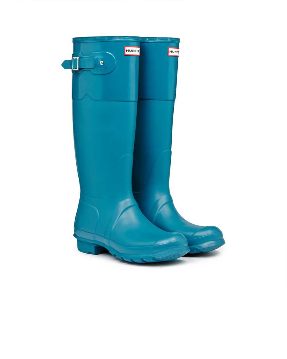 Hunter Original Tonal Moustache Uk 3-9 in Bright Peacock, view 2
