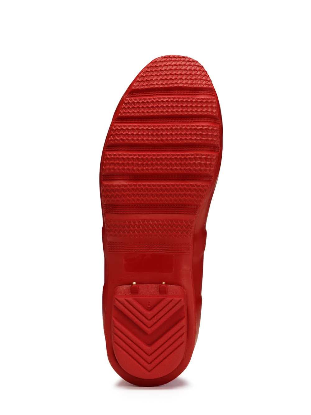 Hunter Original Tour Foldable Wellies in Matt Red, view 4