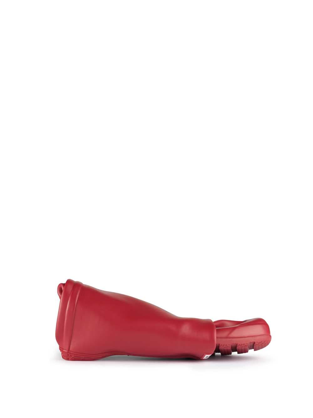 Hunter Original Tour Foldable Wellies in Matt Red, view 6