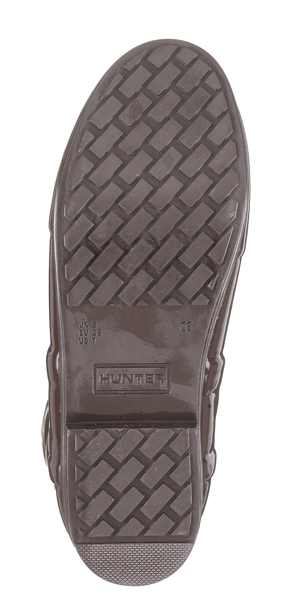 Hunter Regent Savoy Wellington Boots in Bitter Chocolate, view 3