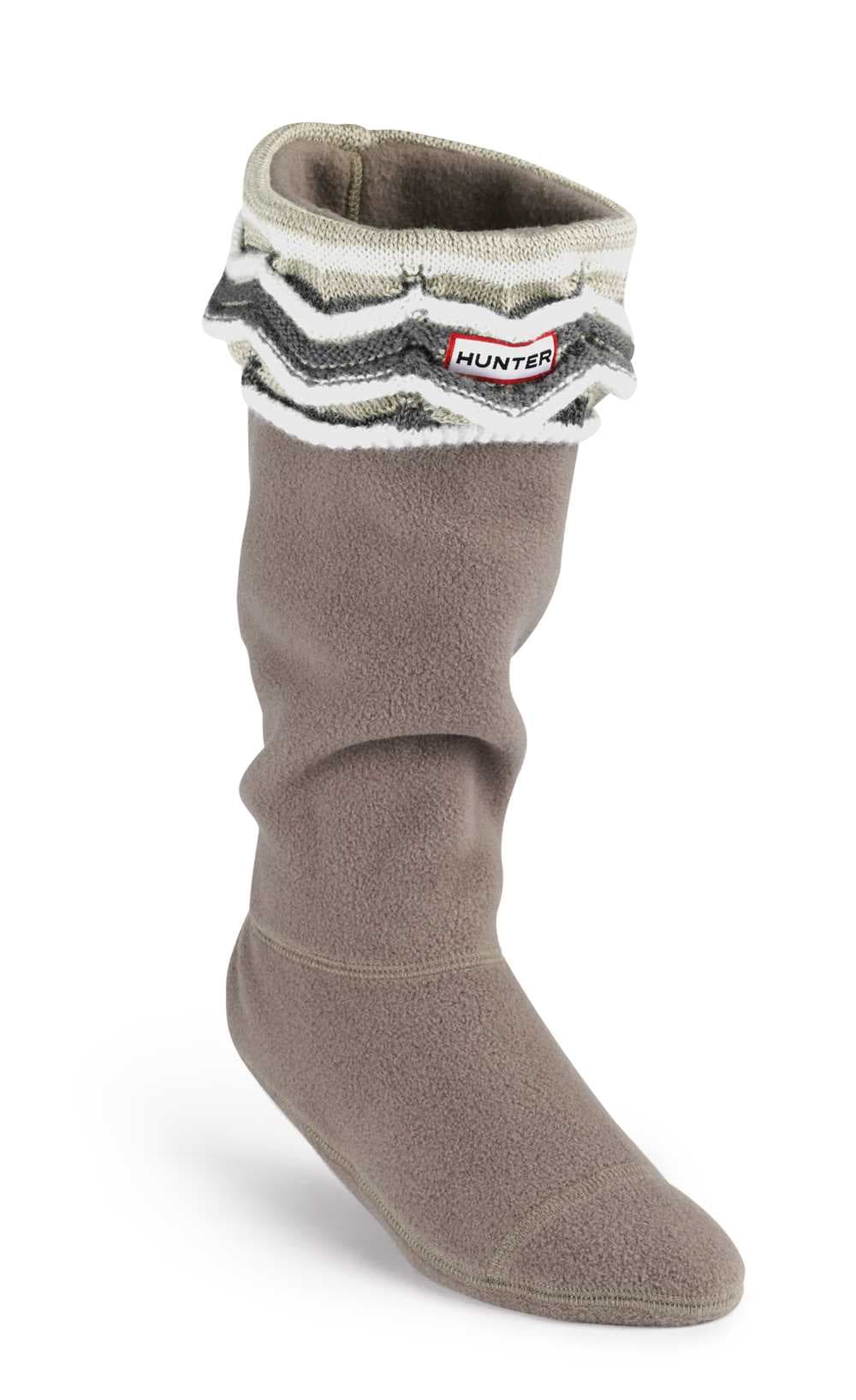 Hunter Welly Warmers Zig Zag Patterned Socks, view 3