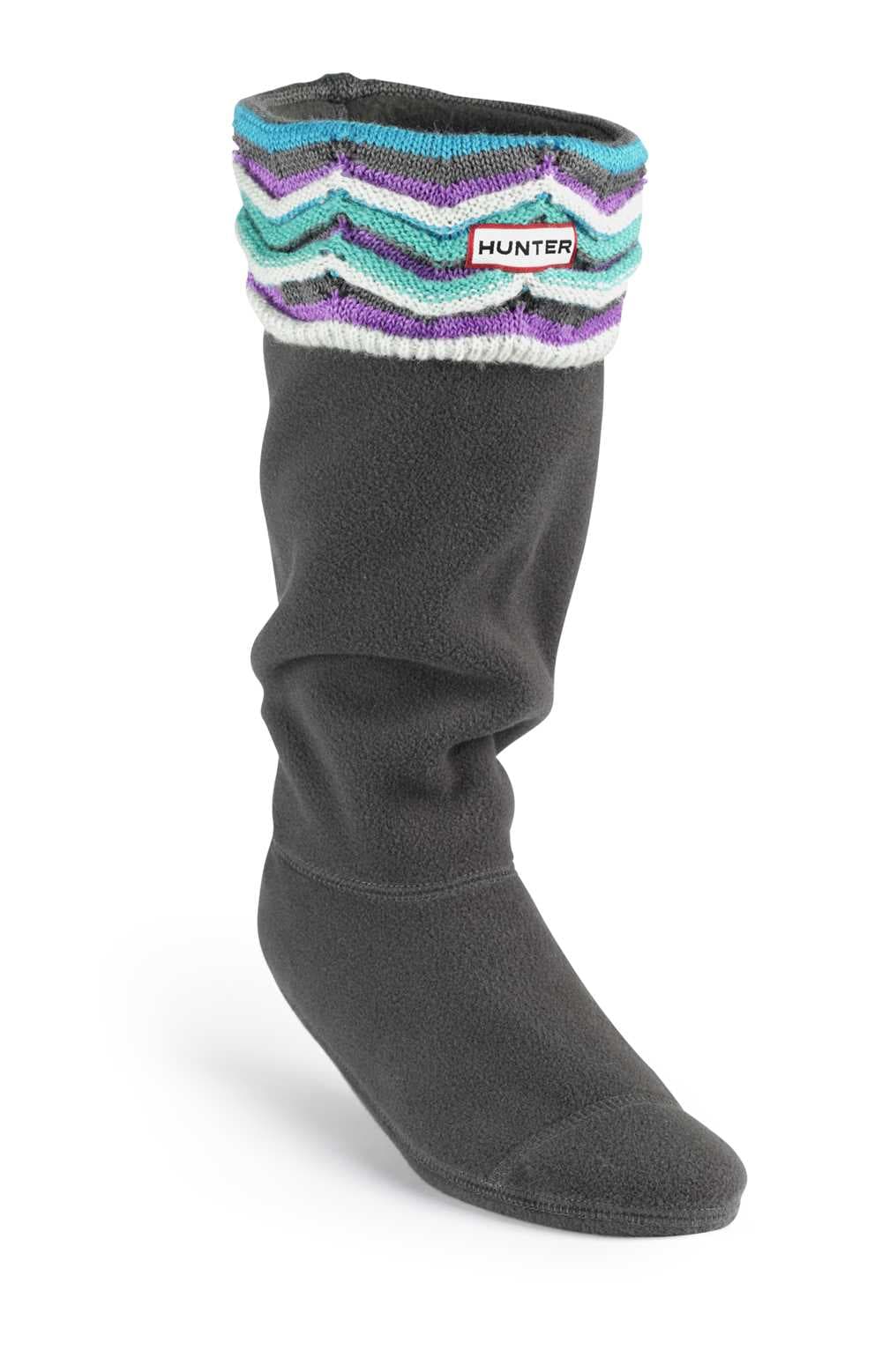Hunter Welly Warmers Zig Zag Patterned Socks