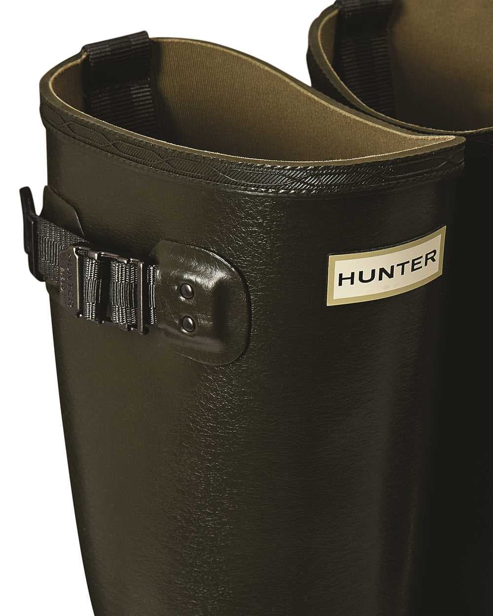 Hunter Women's Balmoral Poly-Lined Dark Olive Wellington Boots