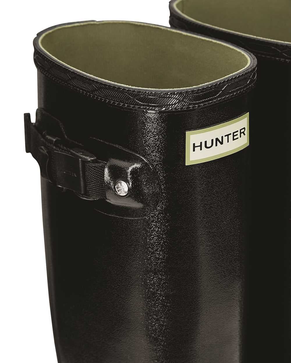 Hunter Women's Norris Field Gloss Black Wellington Boots
