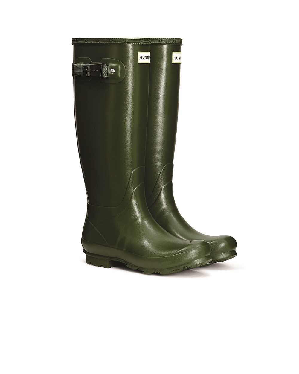 Hunter Women's Norris Field Vintage Green Wellington Boots