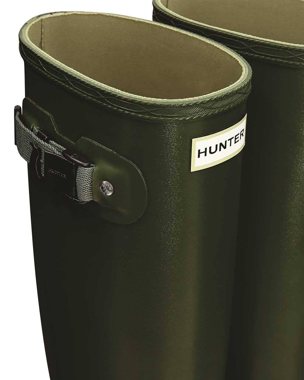 Hunter Women's Norris Field Vintage Green Wellington Boots