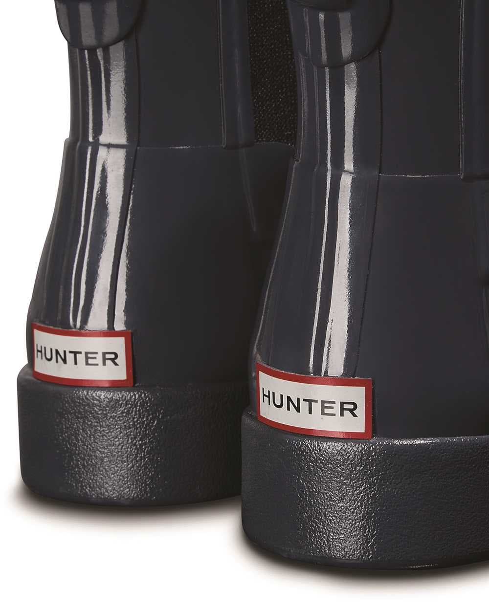 Hunter Women's Original Refined Gloss Dark Slate Chelsea Boots