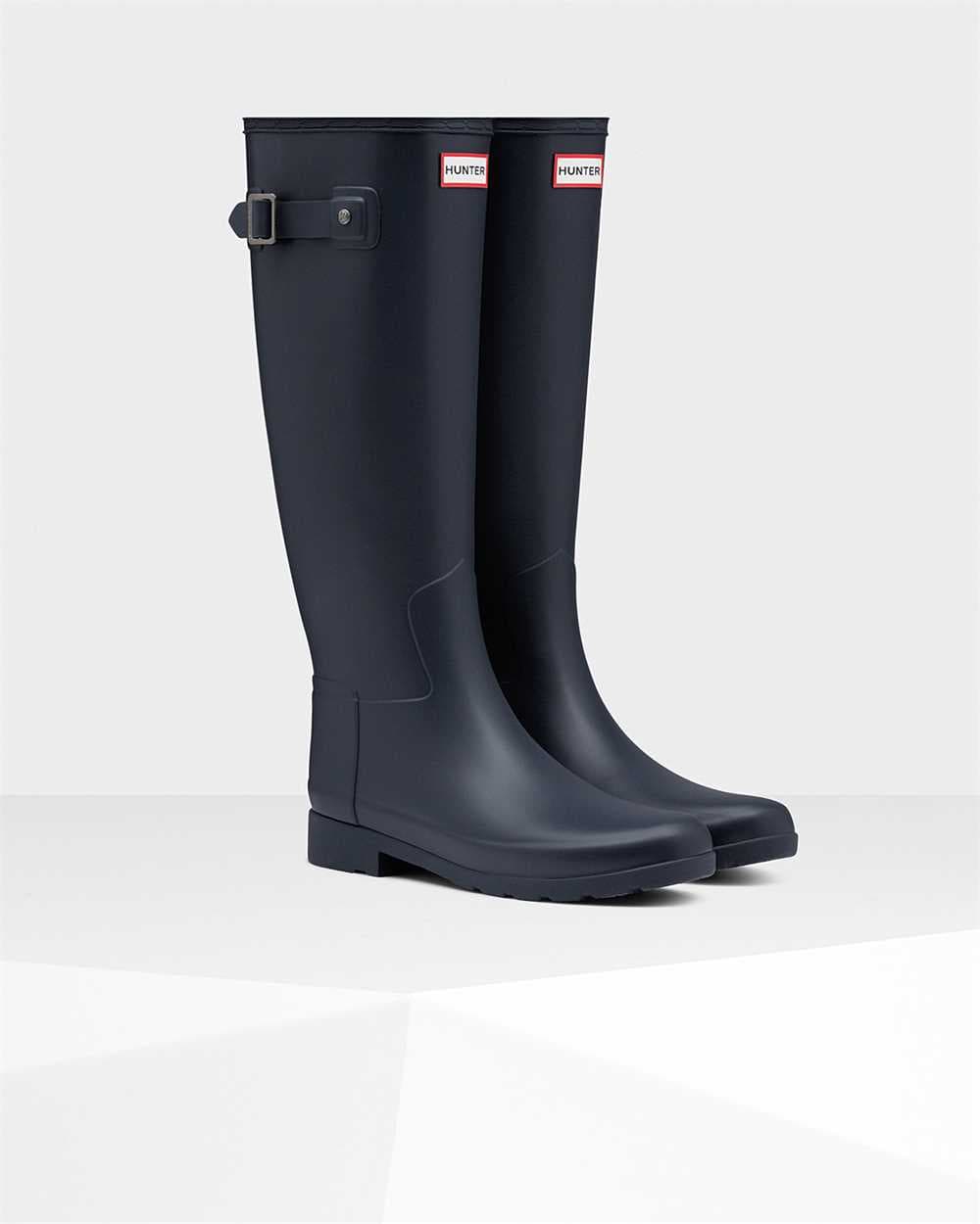 Hunter Women's Original Refined Navy Wellington Boots