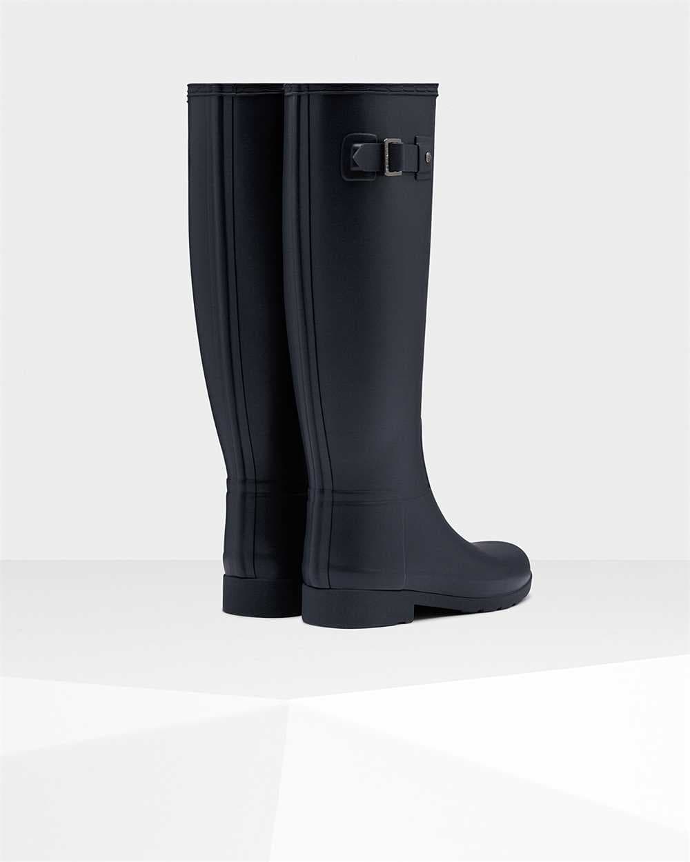 Hunter Women's Original Refined Navy Wellington Boots