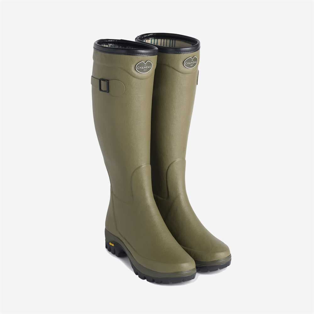 Le Chameau Country Vibram Green - Vibram Walking Sole, view 2