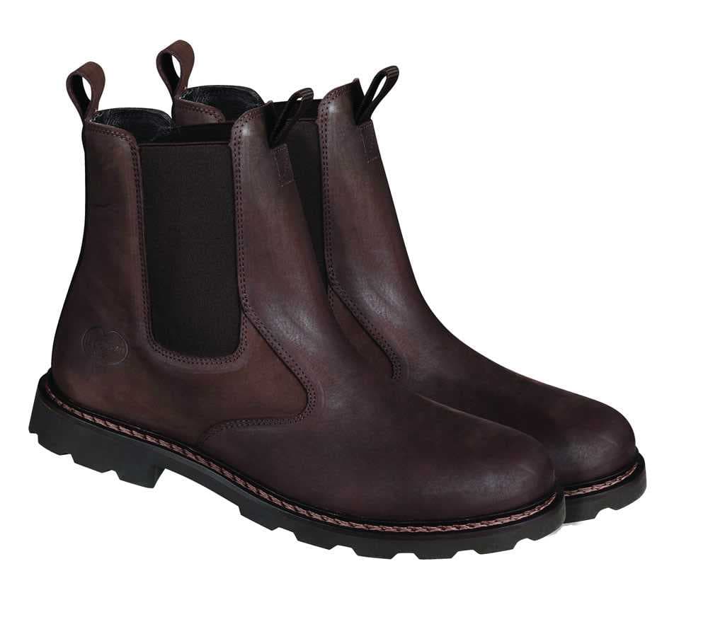 Le Chameau Crecy - Nubuck Boot with Leather Lining and Elasticated Sides