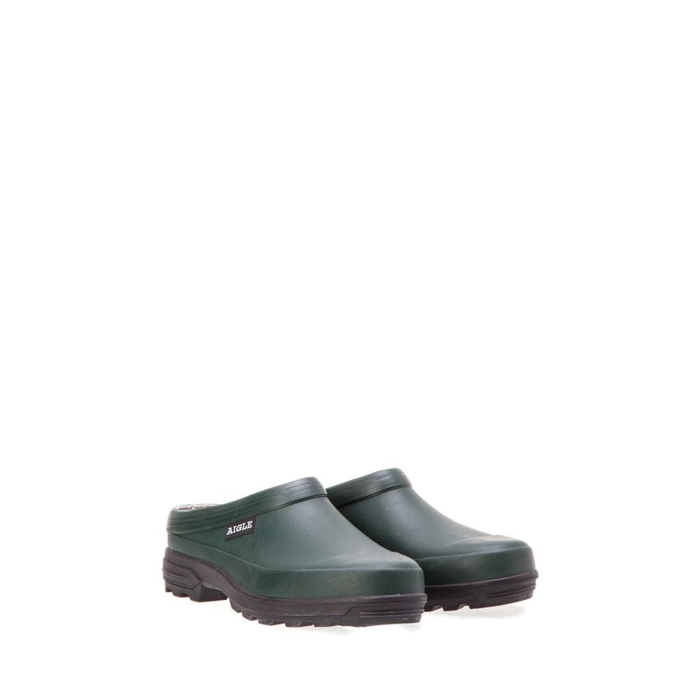 Aigle Limpo Gardening Clogs Green, view 2