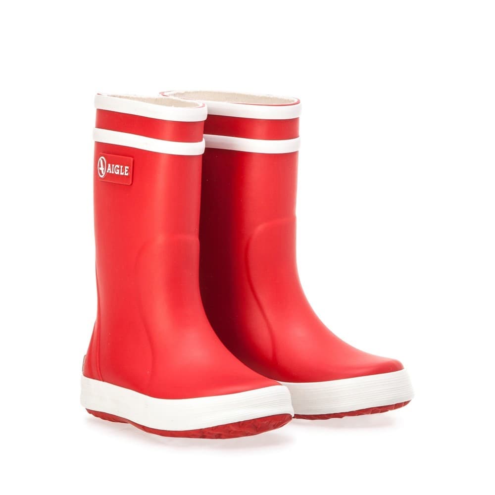 Aigle Lollypop Childrens Wellies - Red, view 2