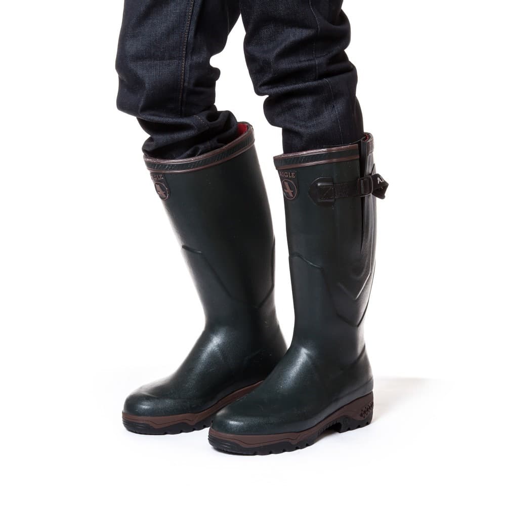 Aigle Parcours 2 ISO Green Boot Top View