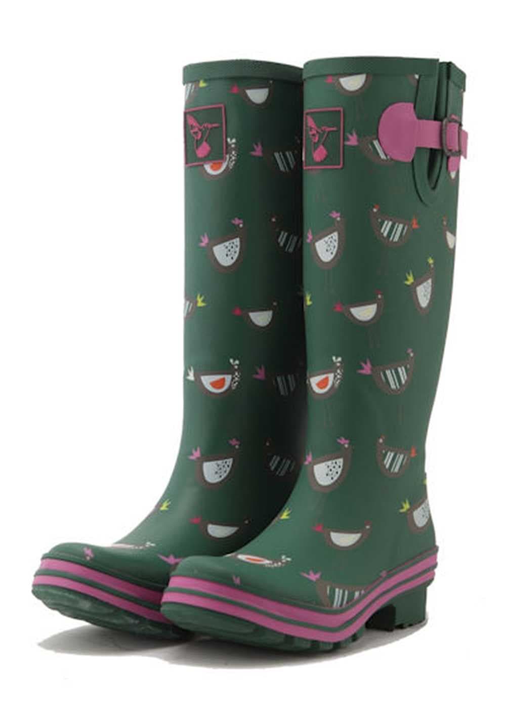 Chicken Print Wellies, view 5