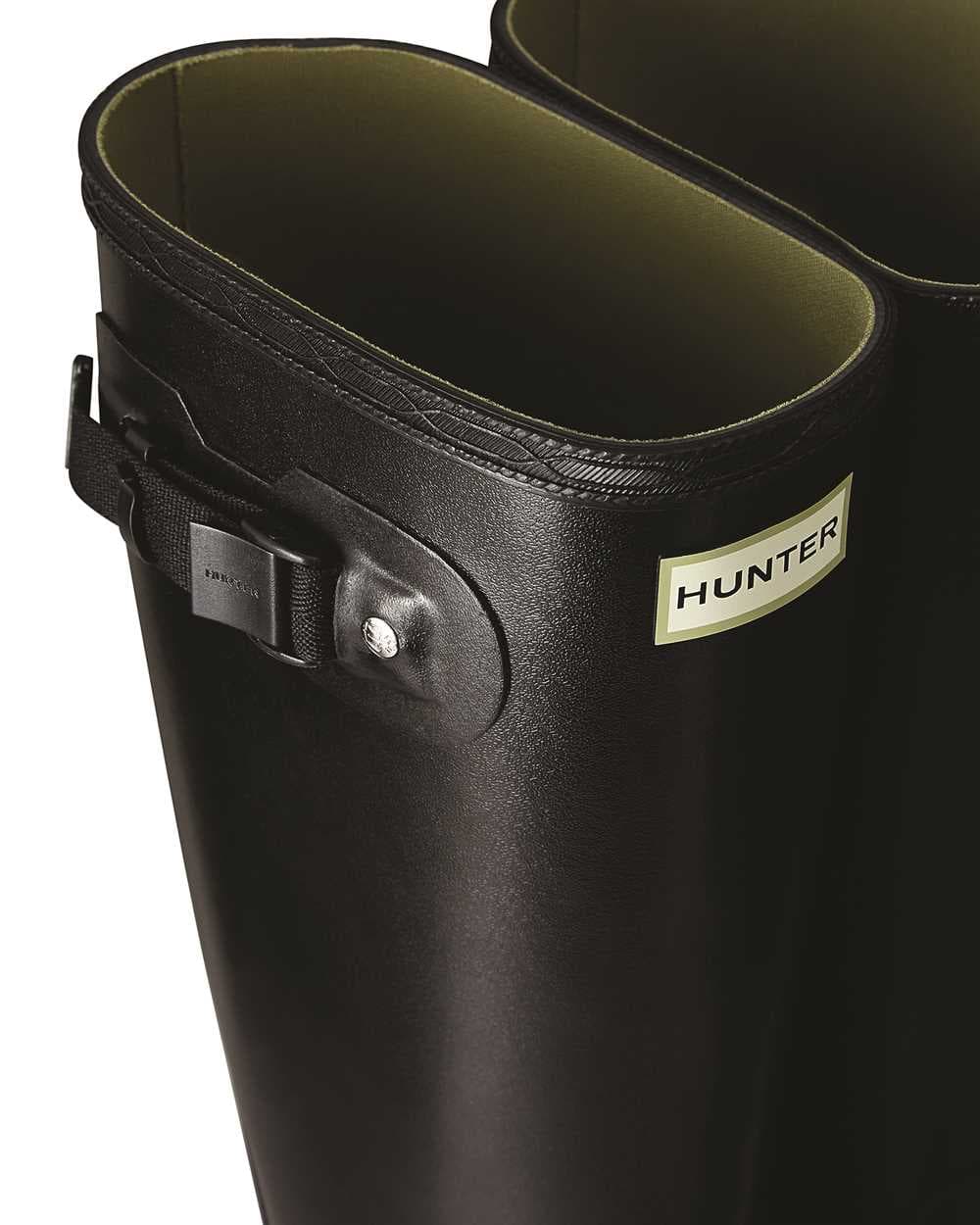 Hunter Mens Norris Field Black Wellington Boots
