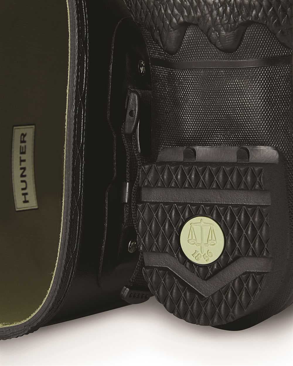 Hunter Mens Norris Field Black Wellington Boots