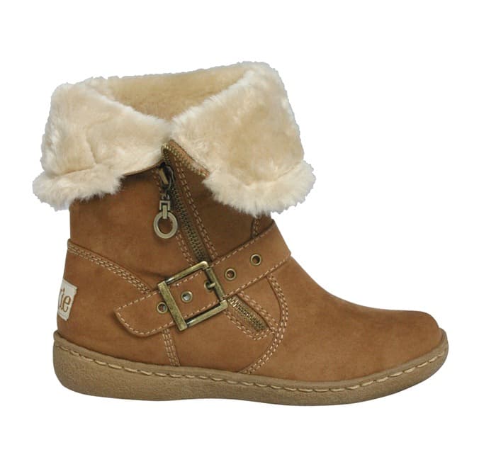 Pixie Poppy Boots Camel Turned Down