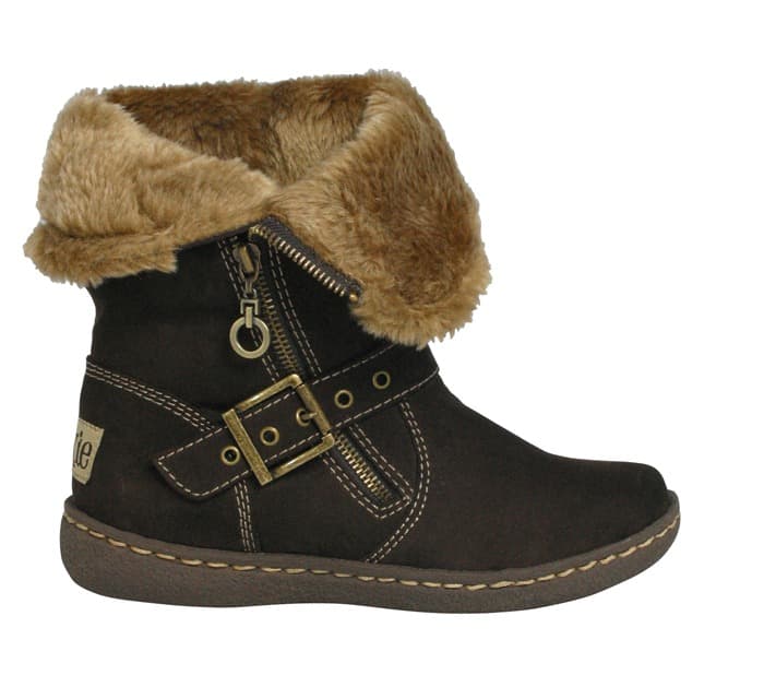 Pixie Poppy Boots Chocolate Turned Down