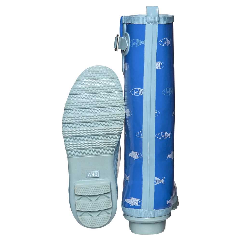 SOLEM8 Funky Fish Wellington Boots, view 3