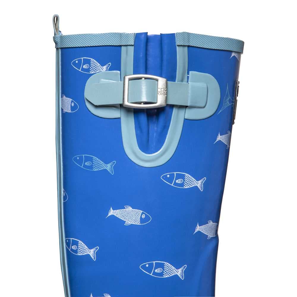 SOLEM8 Funky Fish Wellington Boots, view 4