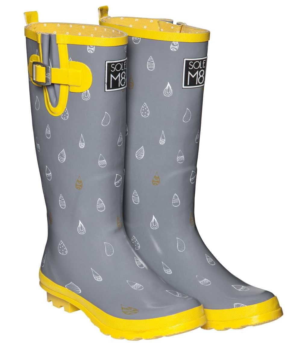 SOLEM8 Raindrop Rapture Wellington Boots, view 2