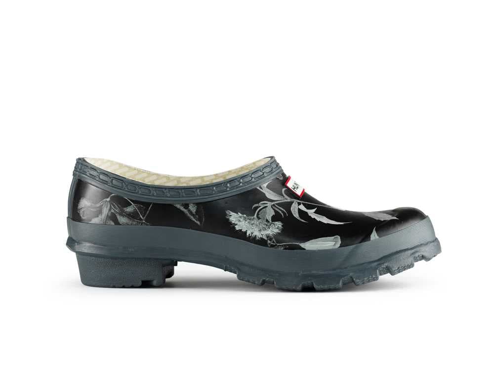 Hunter RHS Gardening Clog in Grey, view 1