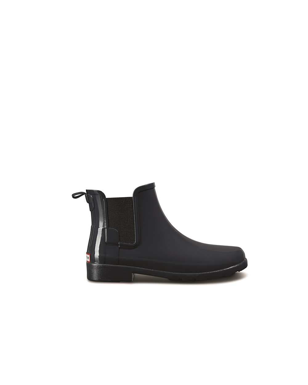 Hunter Women's Original Refined Gloss Dark Slate Chelsea Boots