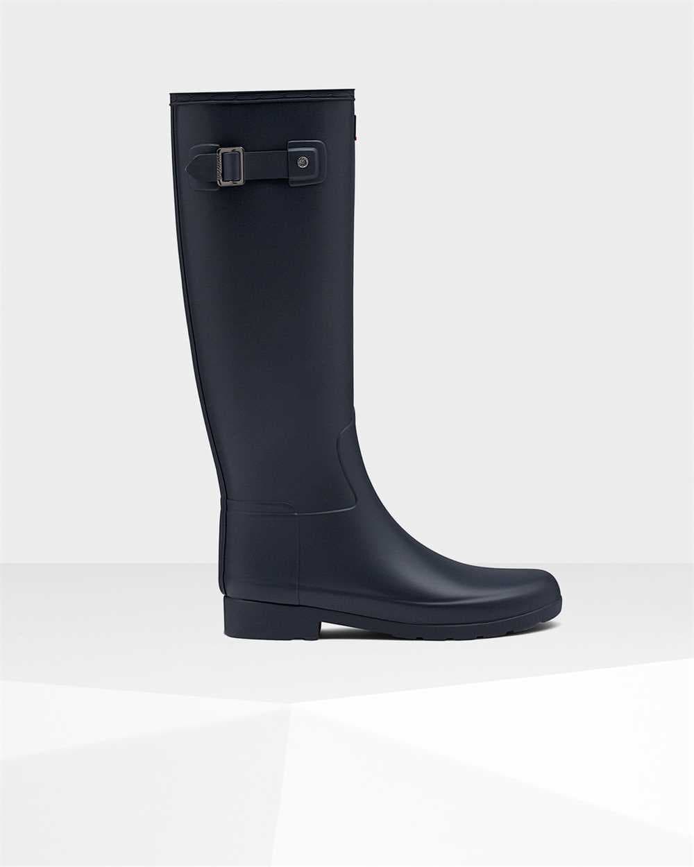 Hunter Women's Original Refined Navy Wellington Boots