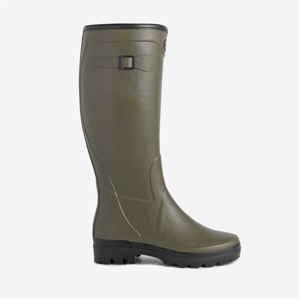 Le Chameau All Track Country Lady - Ladies Wellingtons in Sage Green