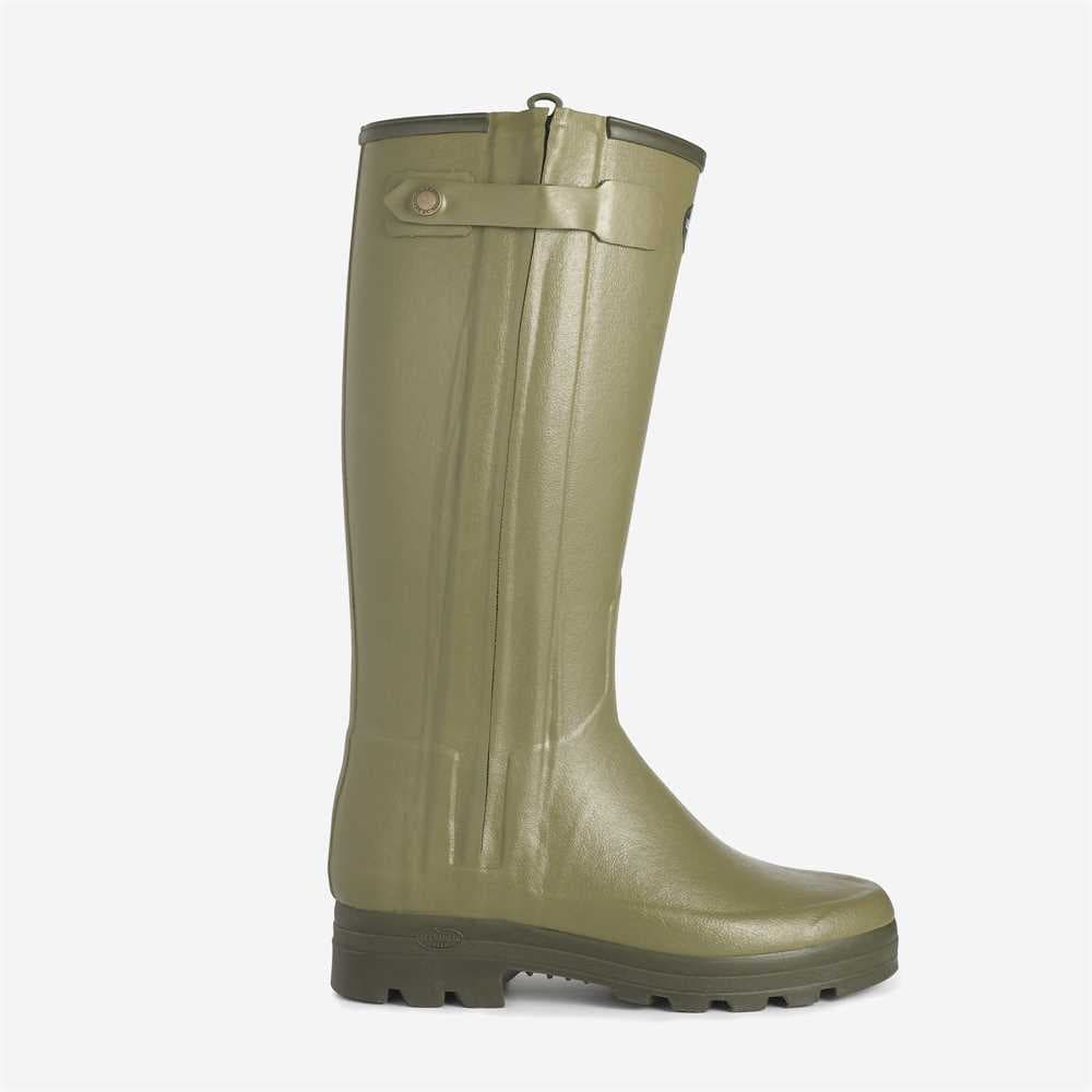 Le Chameau Chasseur Neo - Neoprene Lined Boots Full Length Zip 3mm Insulated Warm Neoprene Lining