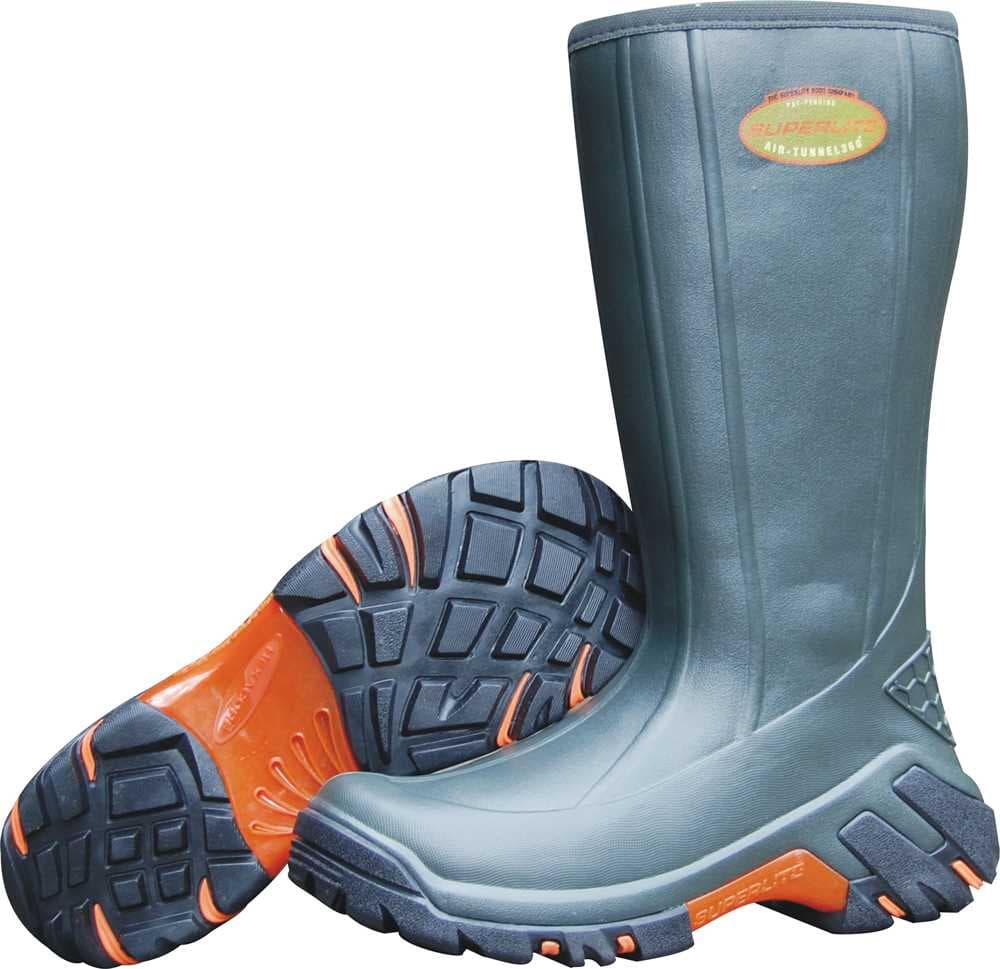 Superlite Stream High Wellies - Moss Green