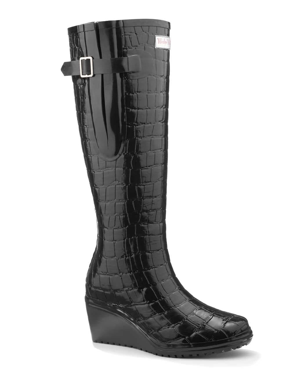 Wedge Welly Man Eater Flex (wide calf)