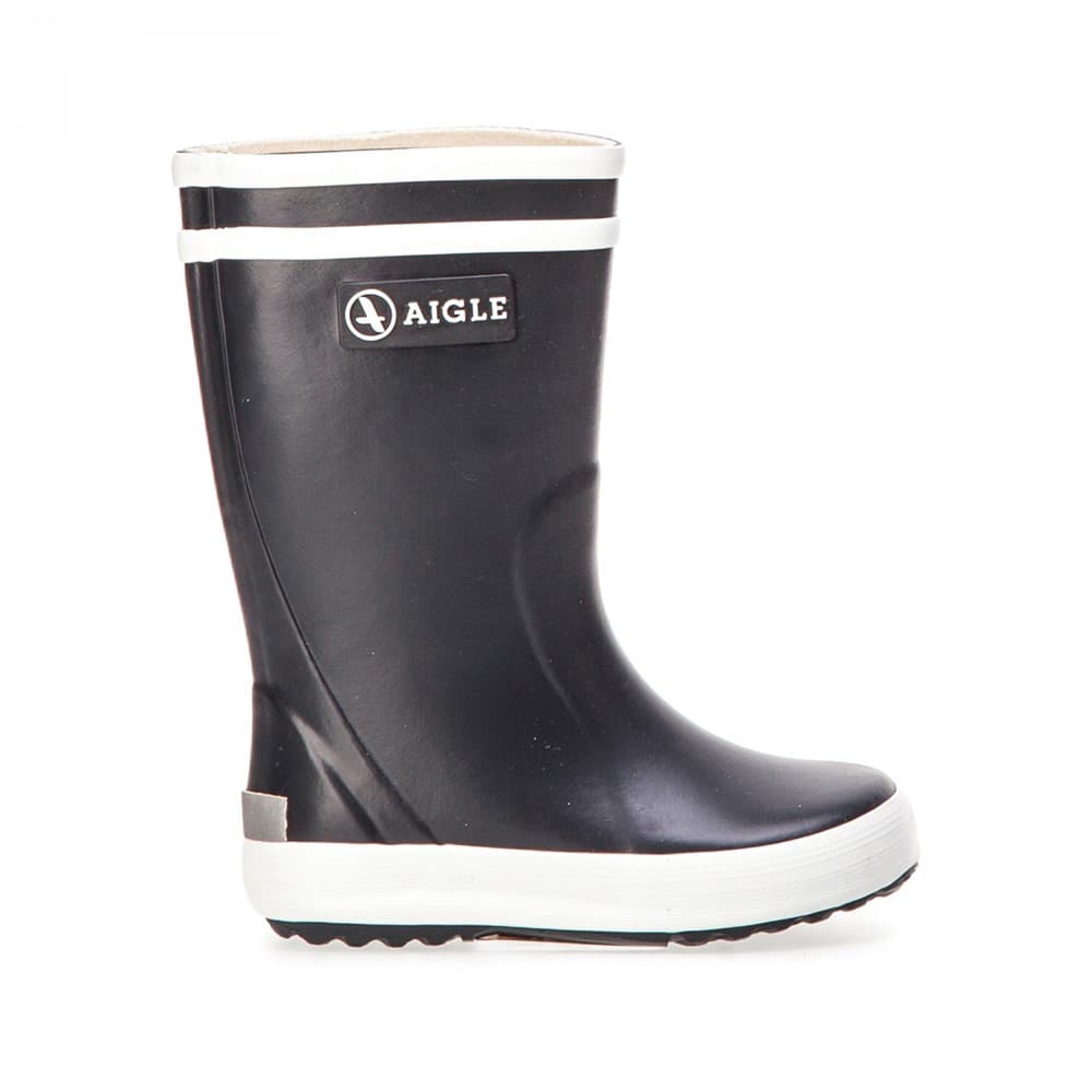 Aigle Lollypop Childrens Wellies - Navy Blue/White