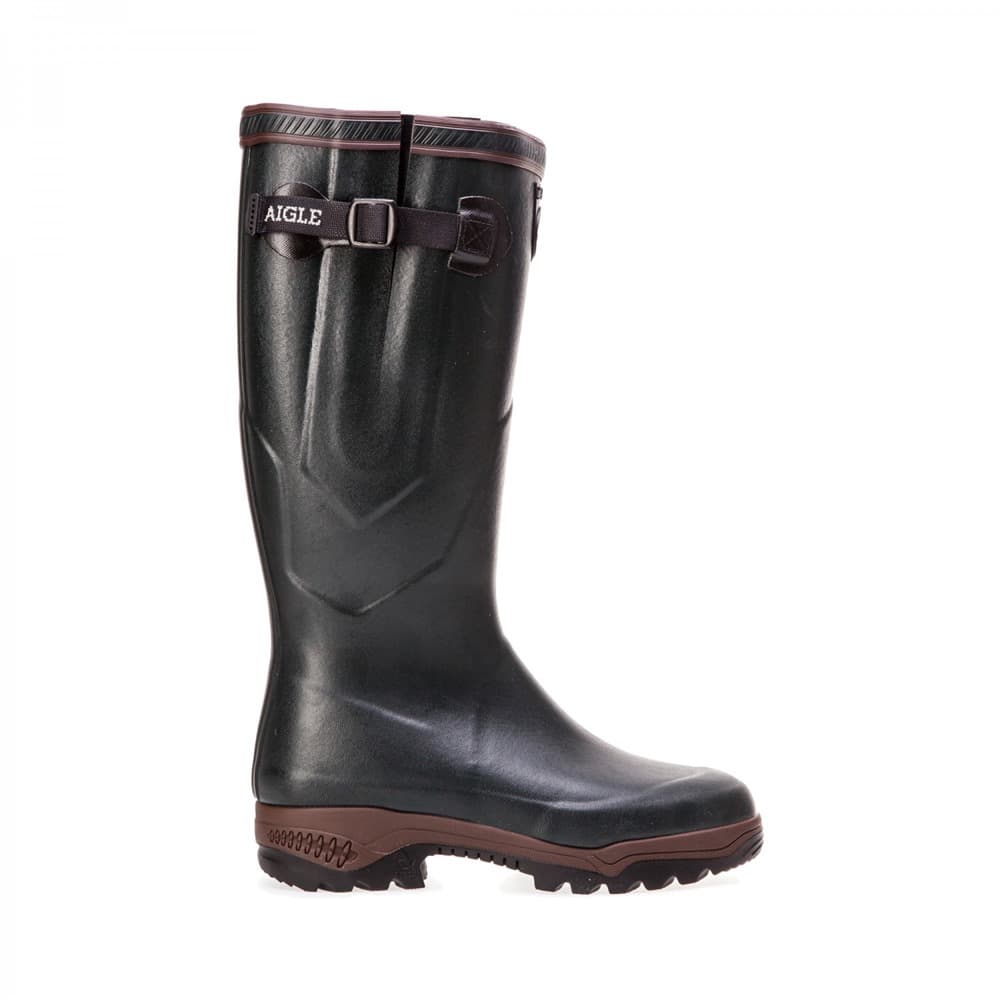 Aigle Parcours 2 ISO Neoprene Lined Wellington Boots - Green (Bronze)