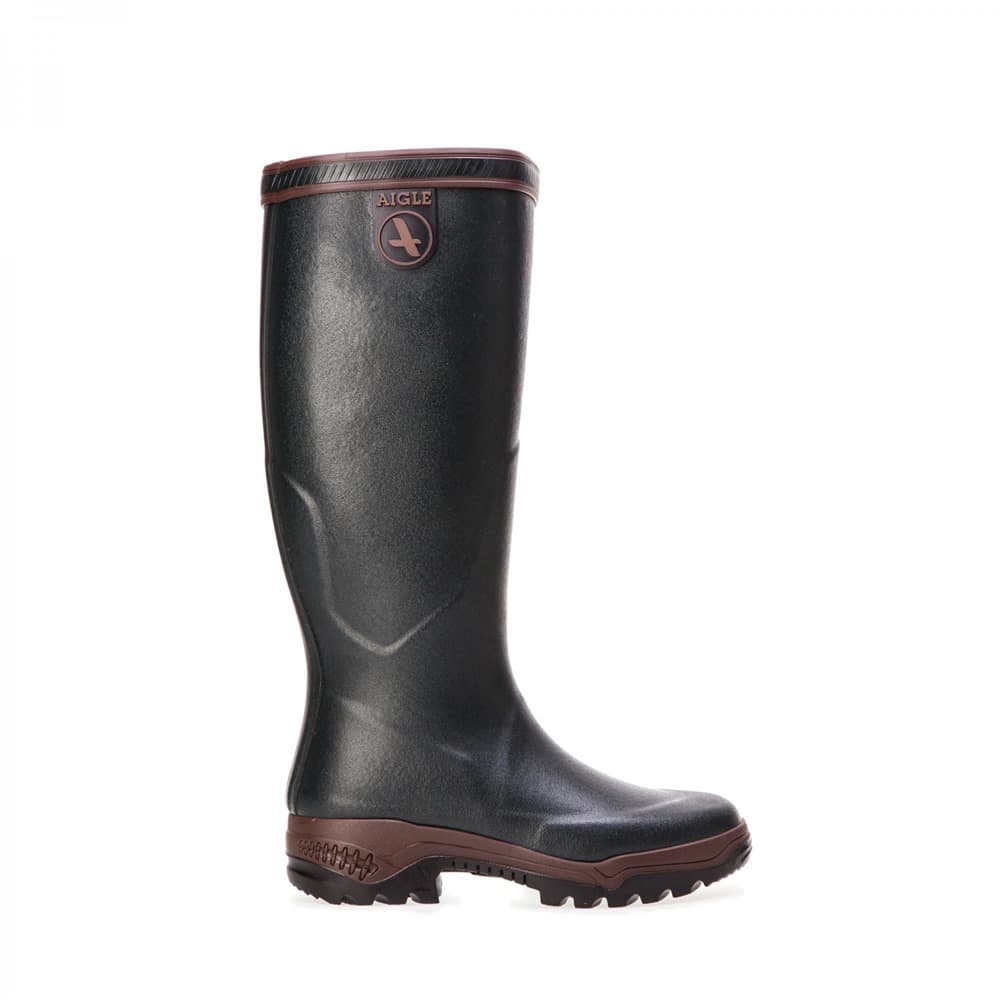 Aigle Parcours 2 Pro - The Walking Welly (Dark Green/Walnut)