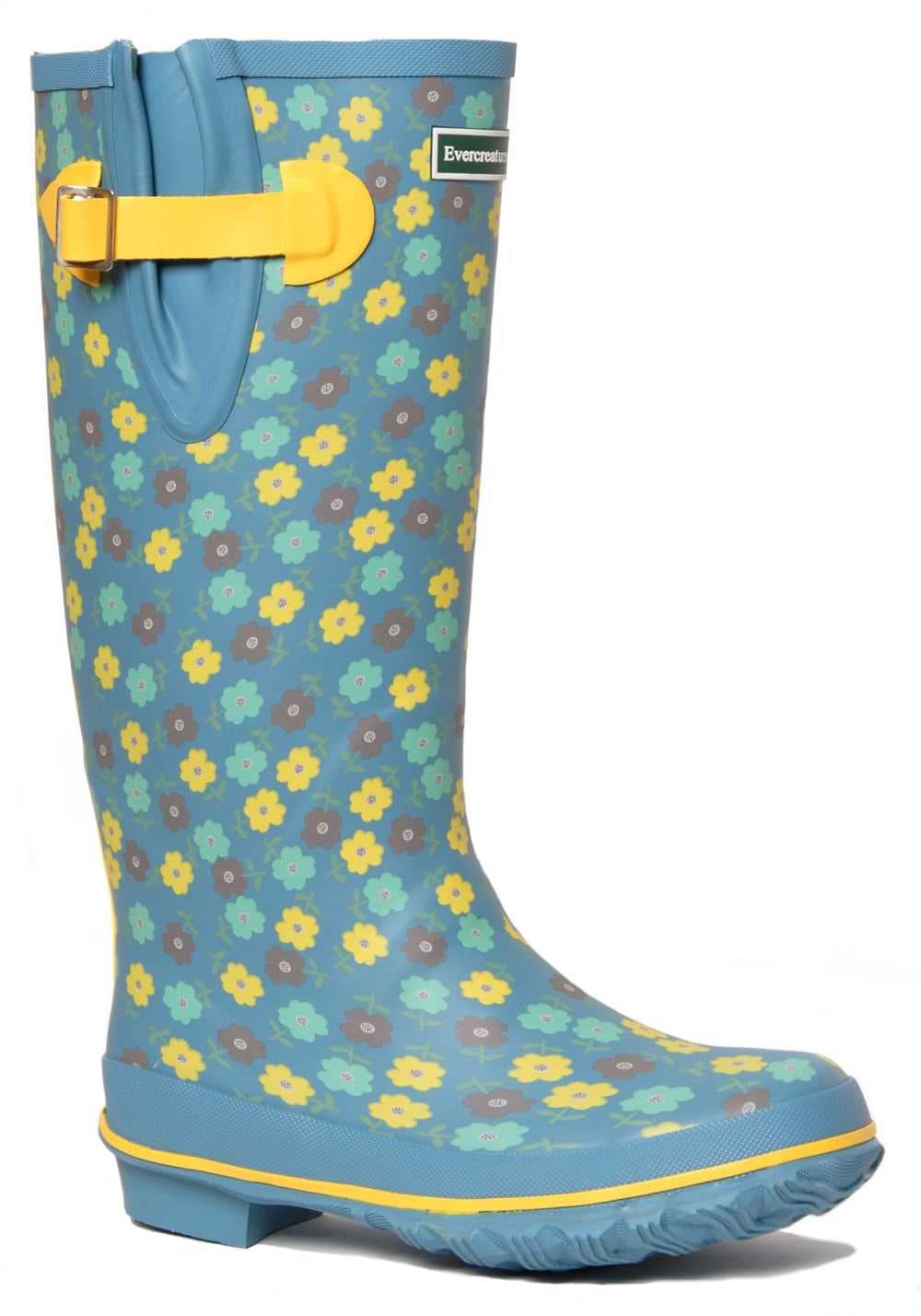 Evercreatures Floral Blue And Yellow