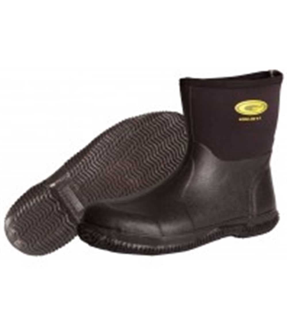 Grubs Field Low Black Neoprene Boots