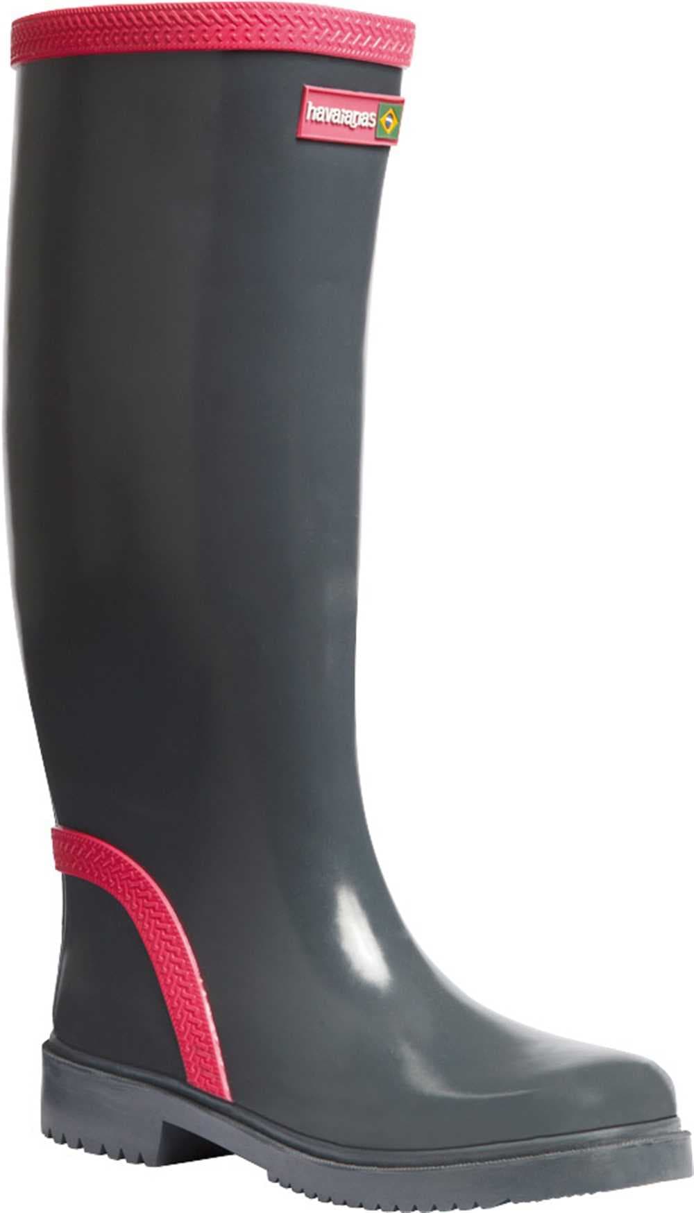 Havaianas Tall Ladies Boots Pink Grey