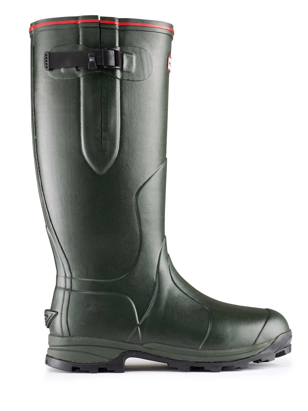 Hunter Balmoral Neoprene Wellington Boots 3mm lining Adjustable Calf in Green