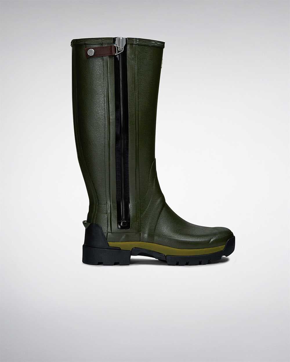 Hunter Men's Balmoral Technical Side Zip Neoprene Lined Wellington Boots