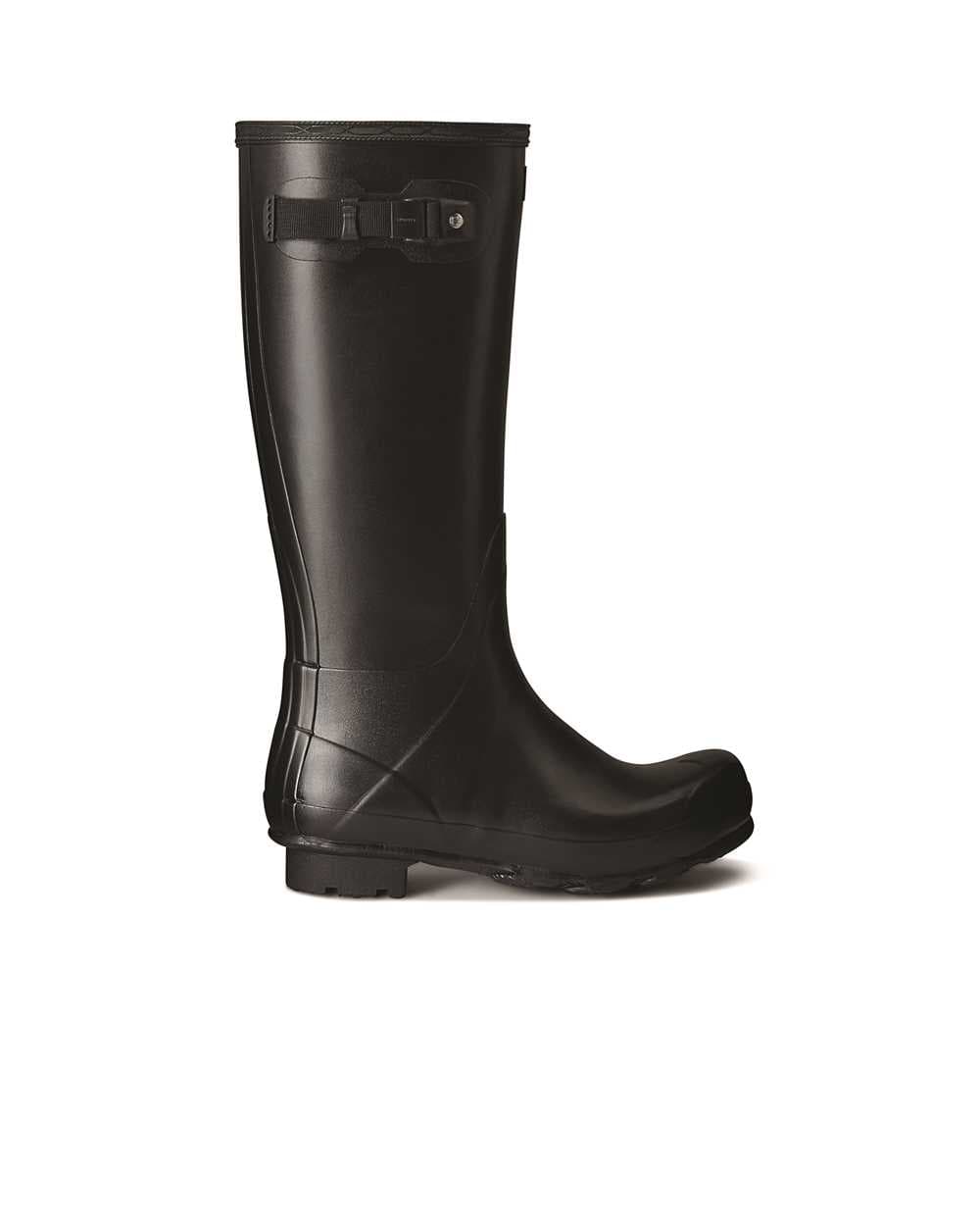 Hunter Mens Norris Field Black Wellington Boots